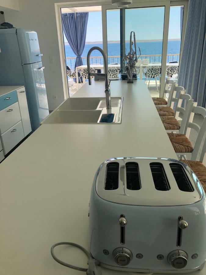 Villa Beline Direct Aan Zee, Verwarmd Zwembad En Sauna Tribanj-Kruscica Exterior foto